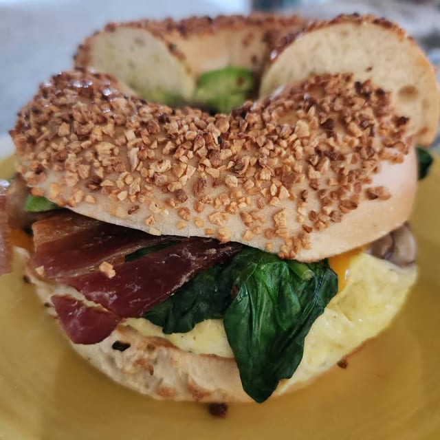 21. Sarah's Special w/ Bacon Sandwich.