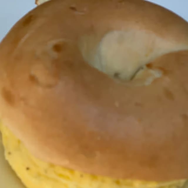 10. Egg and Cheese Bagel Sandwich.